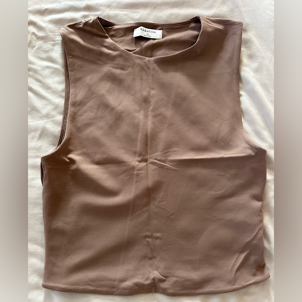 Aritzia | Babaton Taupe Muscle Tank Top